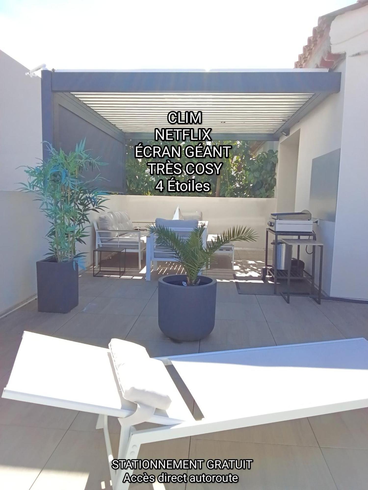36 2 L'Air Marin Maison Duplex Grande Terrasse Narbonne Eksteriør bilde